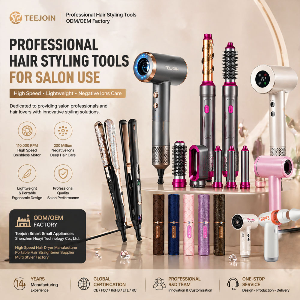 Professional Hair Styling Tools for Salon and Personal Use: TEEJOIN Factory Solutions