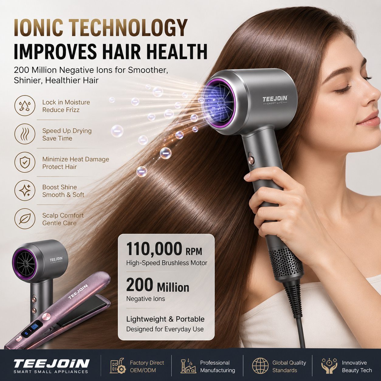 How Ionic Technology Improves Hair Health