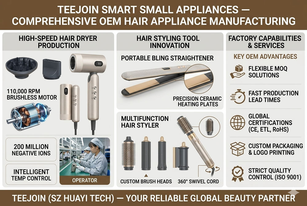 Teejoin OEM high-speed ionic hair dryer with lightweight ergonomic design and negative ion technology.jpg