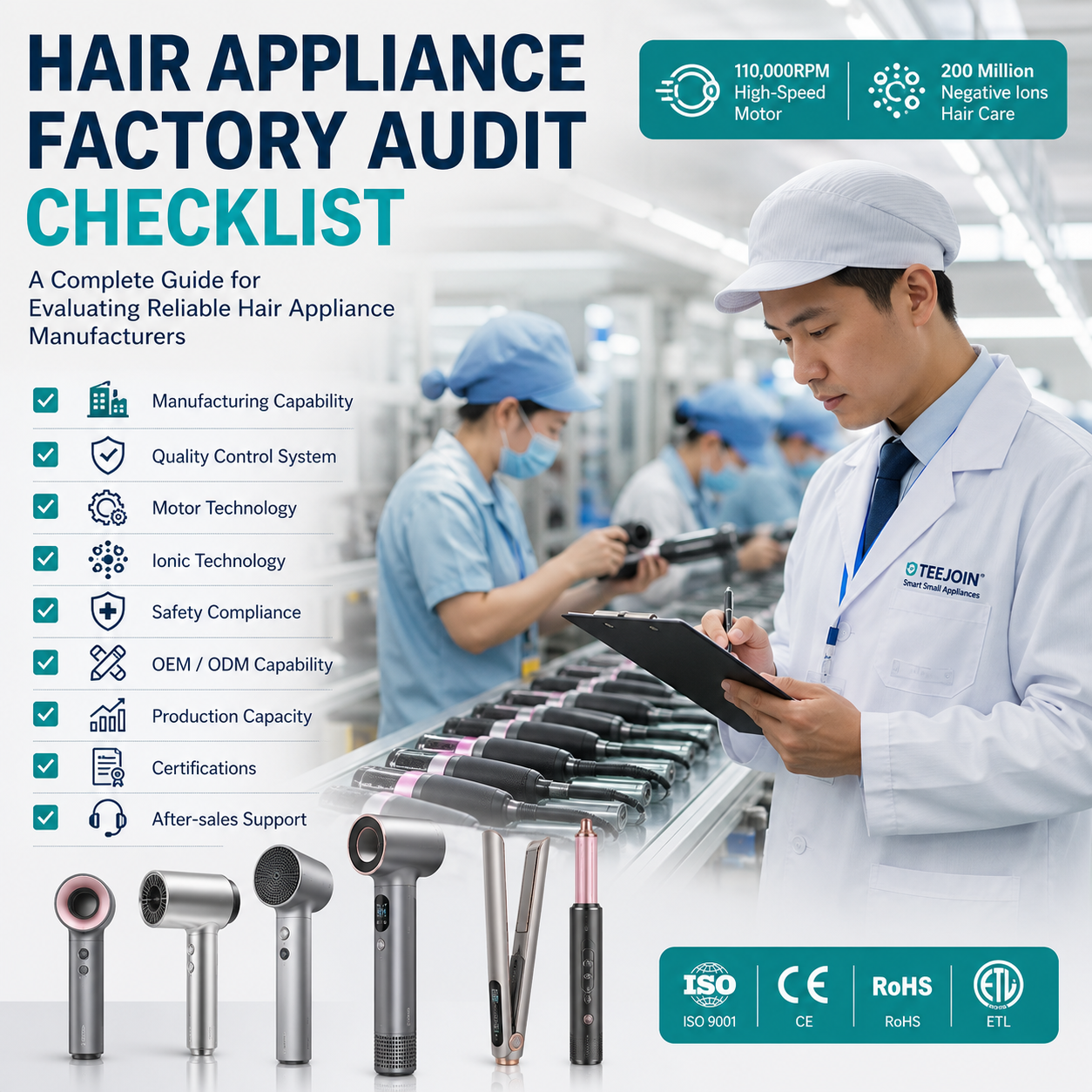 Hair Appliance Factory Audit Checklist