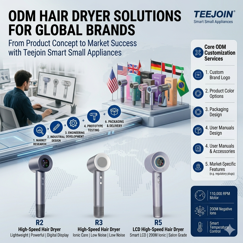 ODM Hair Dryer Solutions for Global Brands