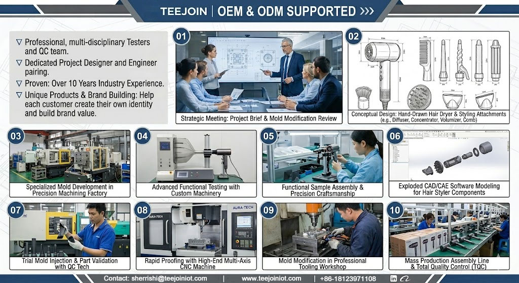 ODM hair dryer development process from design concept to mass production.jpg
