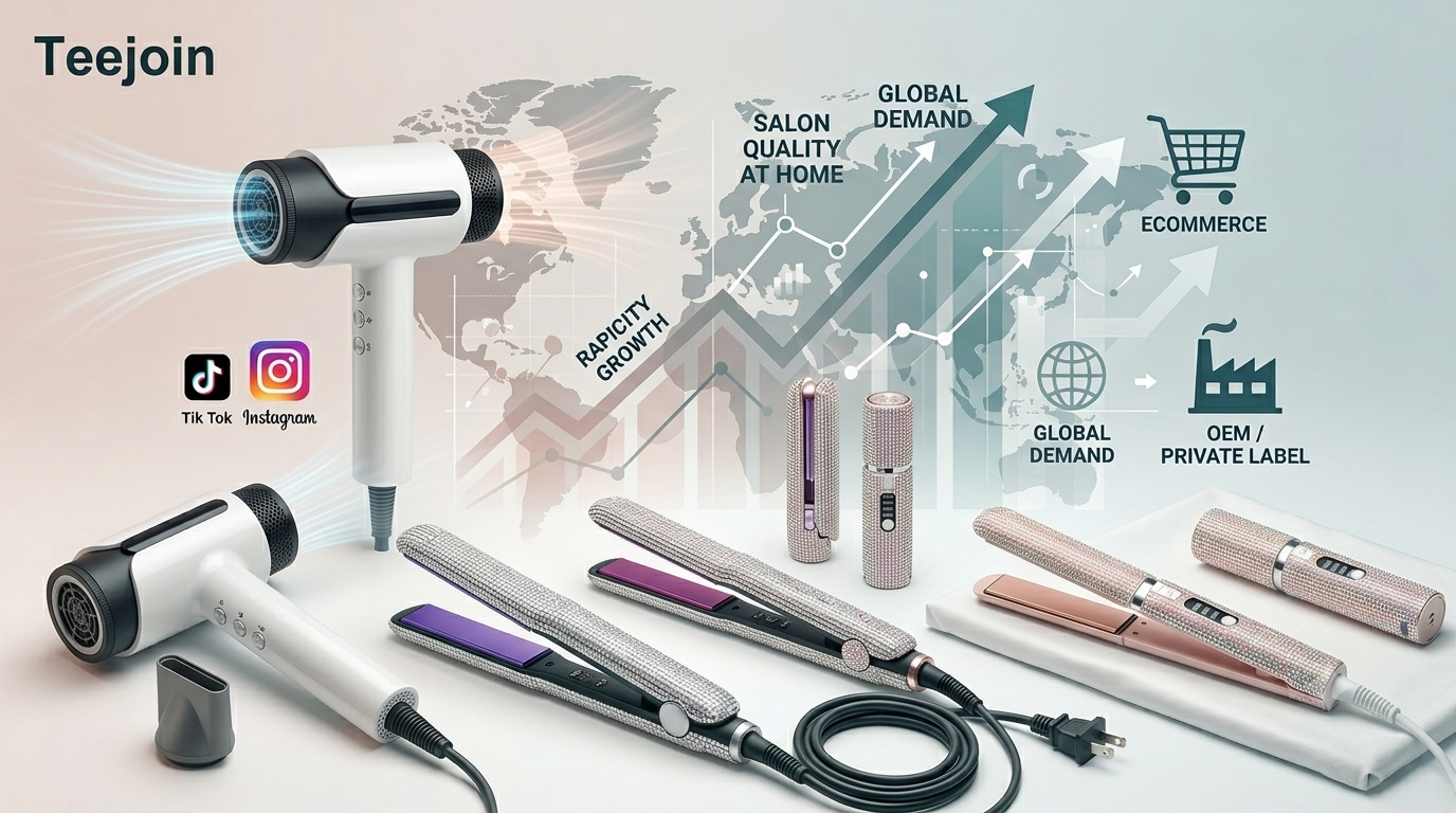 Global hair styling tool market growth and OEM manufacturing trends.png