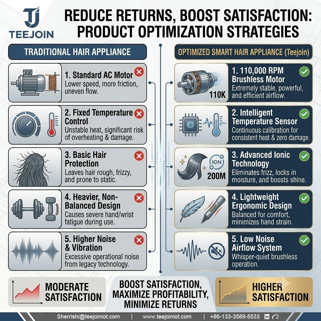 How to Reduce Returns with Better Hair Appliance Design
