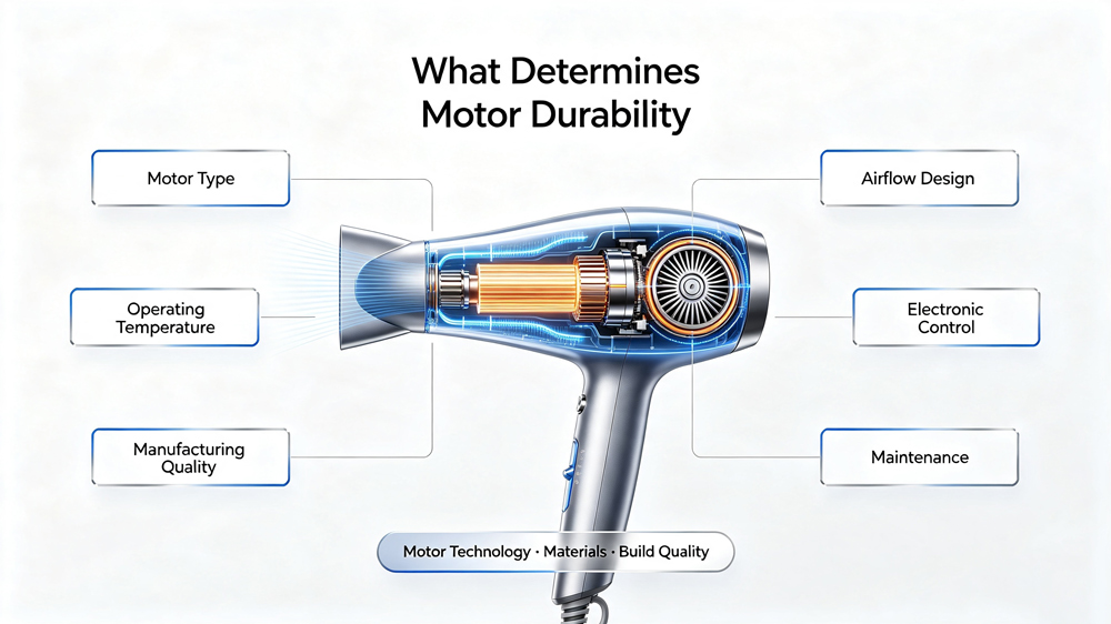 Hair dryer motor lifespan and brushless motor technology.jpg Hair dryer motor lifespan and brushless motor technology.jpg
