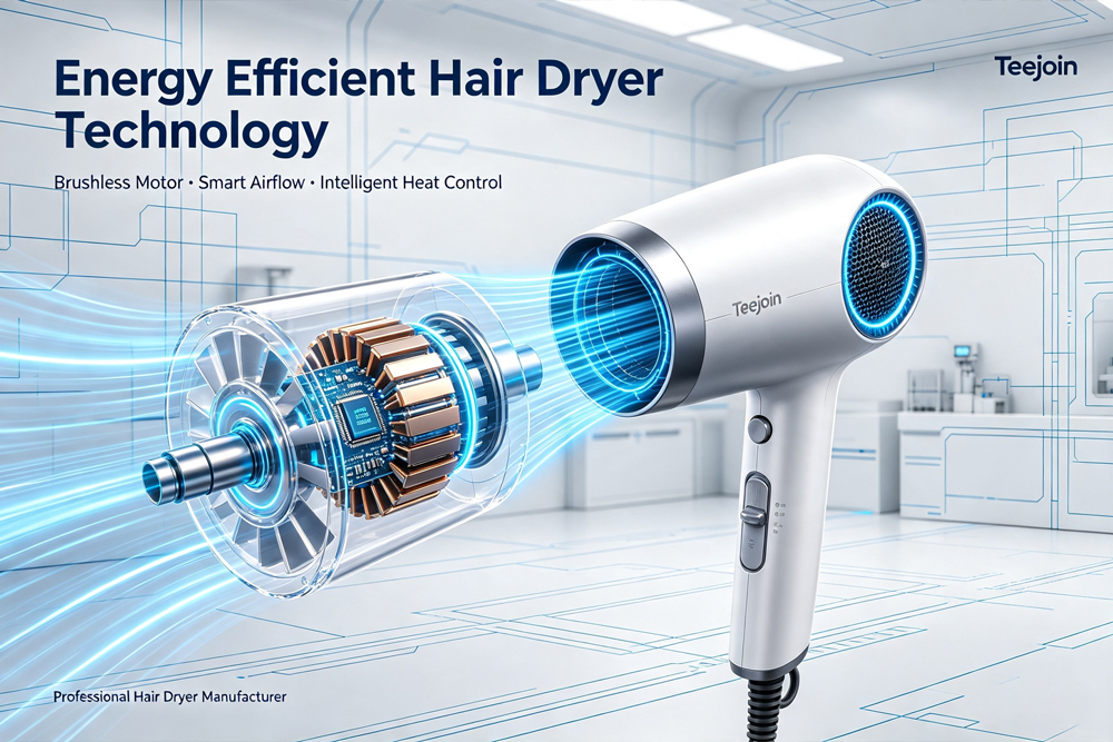 energy efficient hair dryer.jpg Energy efficient hair dryer technology with brushless motor system.jpg
