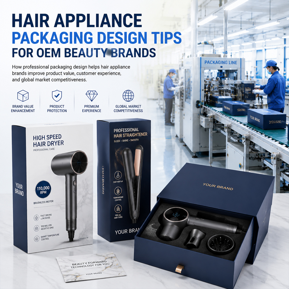 Hair Appliance Packaging Design Tips