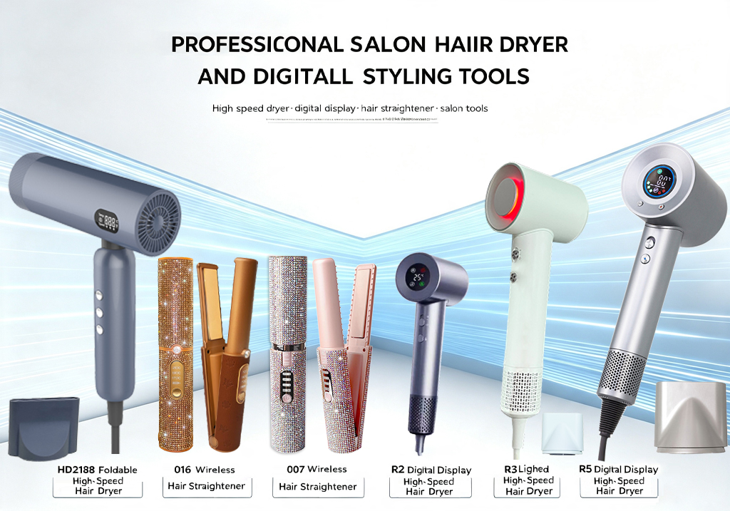 Professional salon hair dryer and digital styling tools.jpg Professional salon hair dryer and digital styling tools.jpg