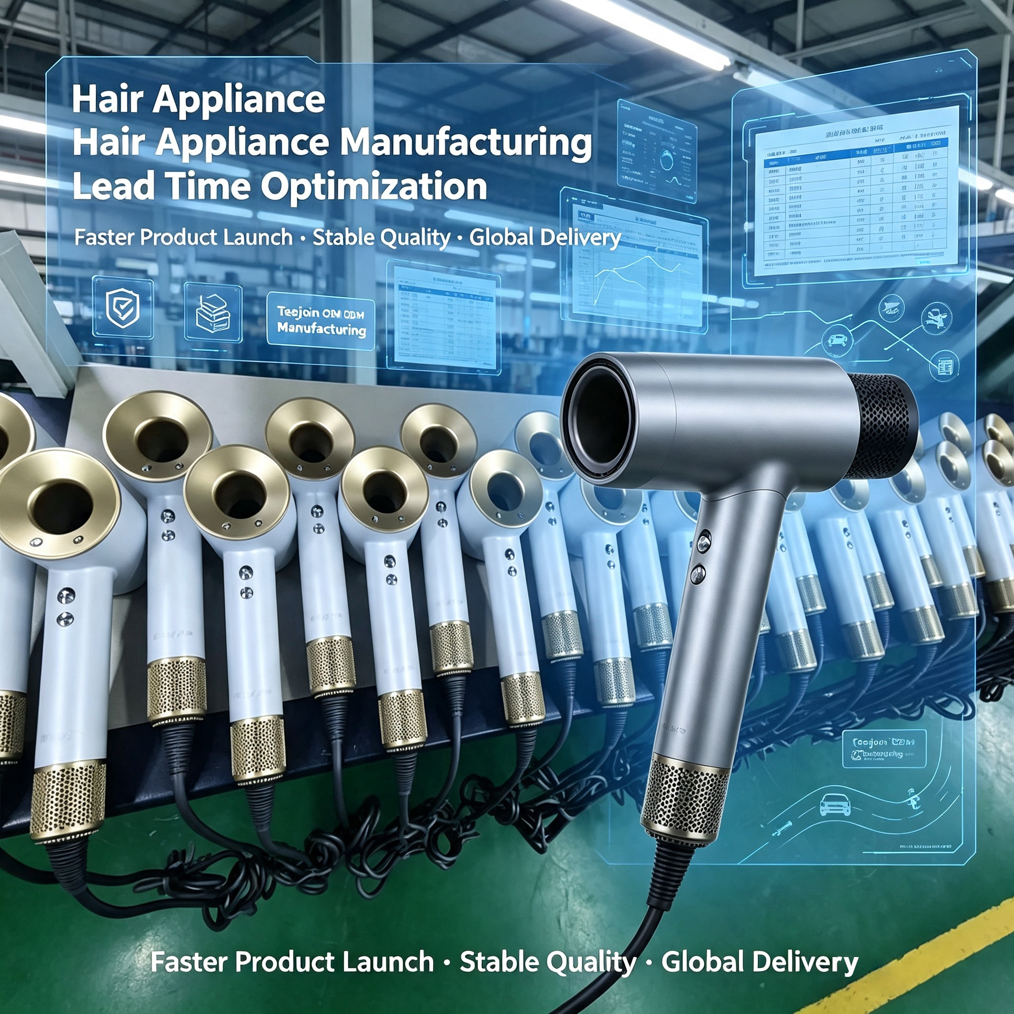 Hair Appliance Manufacturing Lead Time Optimization