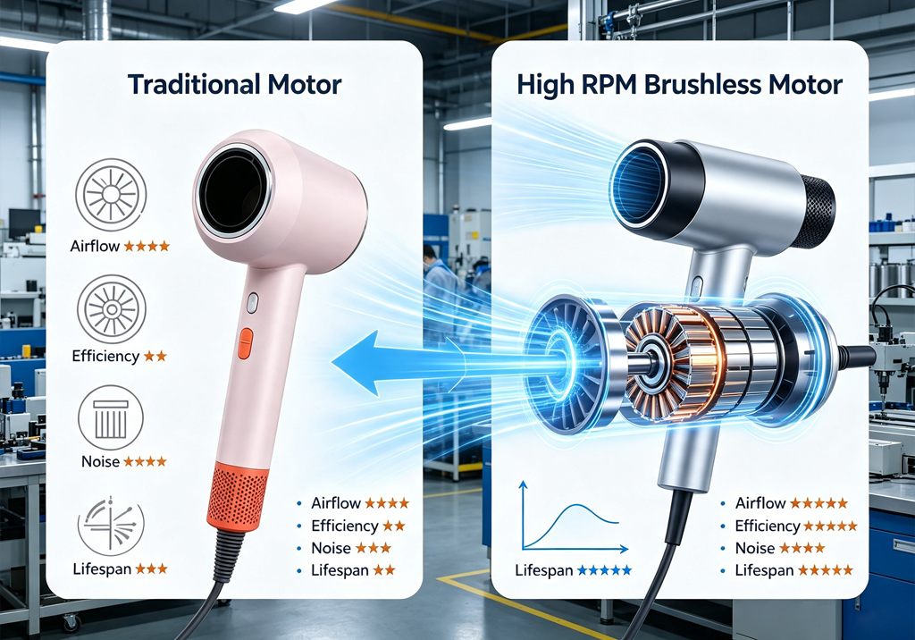 High RPM motor development for hair dryer technology.jpg
