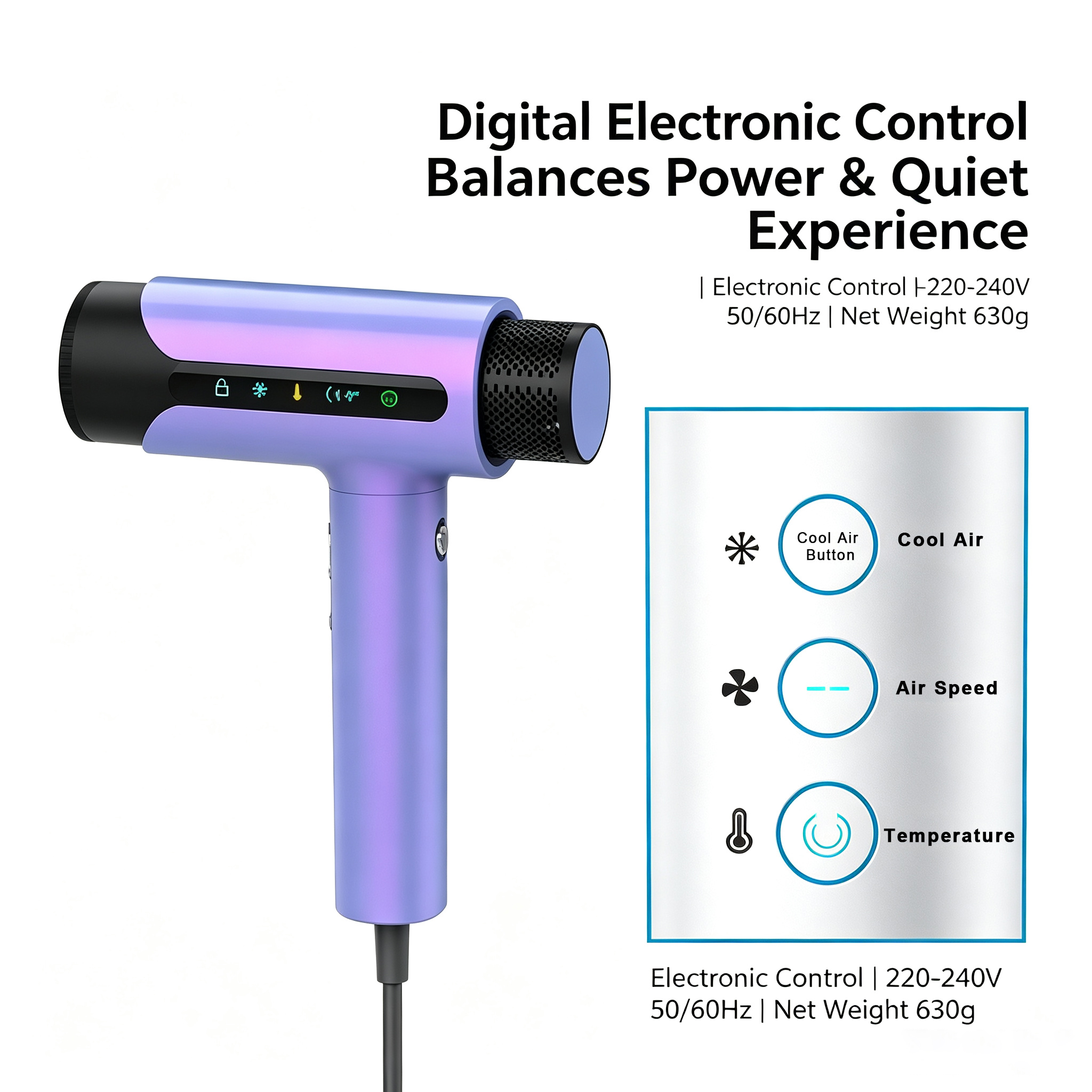 Hair dryer manufacturer testing motor noise and vibration in OEM production.jpg