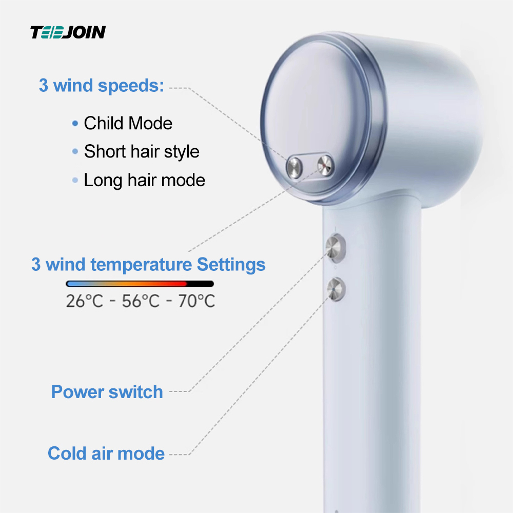 M10 High Speed Hair Dryer | 110000 RPM Negative Ions Blow Dryer