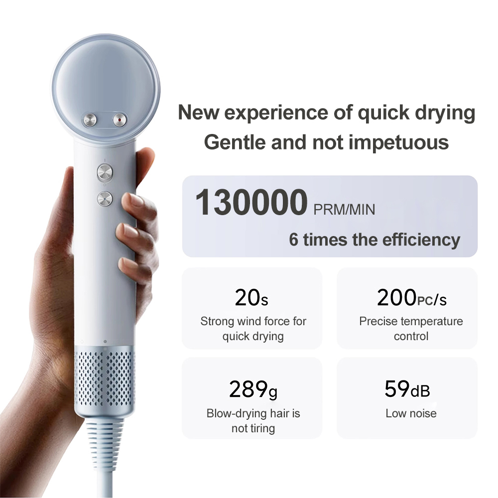M10 High Speed Hair Dryer | 110000 RPM Negative Ions Blow Dryer